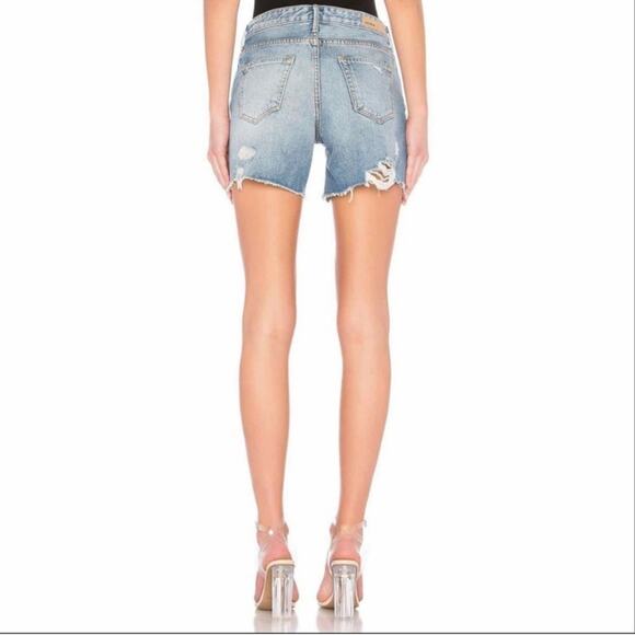 GRLFRND Jourdan Distressed Denim Shorts 24 - Picture 3 of 9